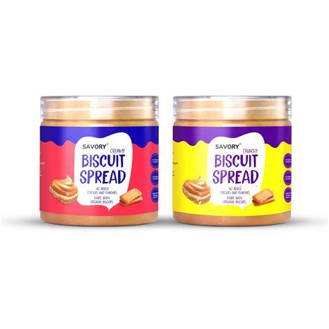 Buy Savory Combo Of Creamy Biscuit Spread(400g) + Crunchy Biscuit ...