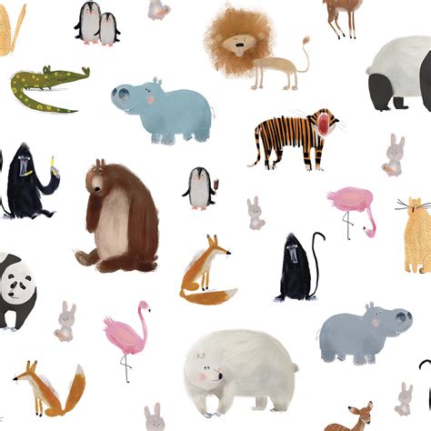 Tapeta zwierzęta, 50 x 10 m - Lilipinso | Sklep EMPIK.COM