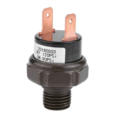 12V Air Pressure Switch, Automatic Universal Metal Housing Pressure ...