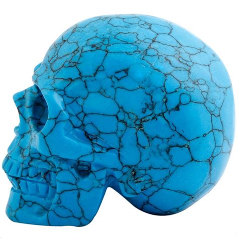 White Whale Healing Crystal Stone Blue Howlite Turquoise Human Reiki S ...