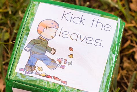 Gross Motor Brain Break Dice: Fall Theme - Life Over C's Club