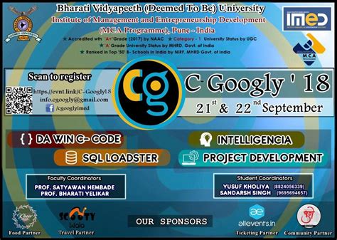 C - Googly18, IMED Bharati Vidyapeeth Distance MBA, Pune, 21 September ...