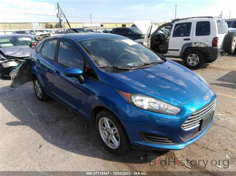 Report 3FADP4BJ4JM144214 FORD FIESTA 2018 Blue Gasoline - price and damage history