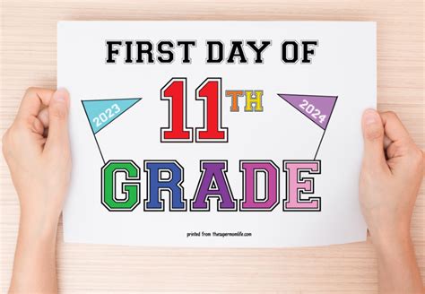 First Day of School Sign Free Printable for 2023-24 - The Super Mom Life