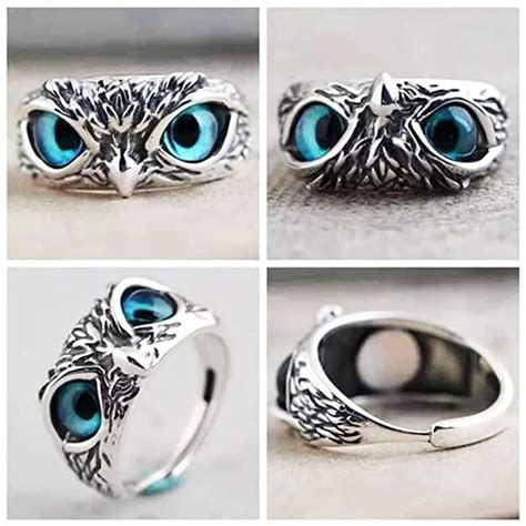 925 Silver Owl Ring – TheWishCrate