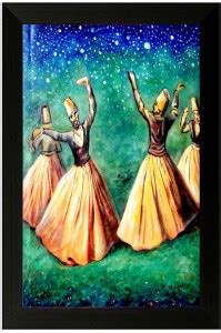 Pintura sufi dance Ink 29 inch x 19 inch Painting Price in India - Buy ...