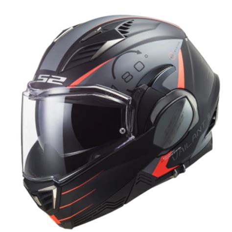 LS2 FF900 VALIANT II CODEX MATT BLACK TITANIUM – BikeFormers