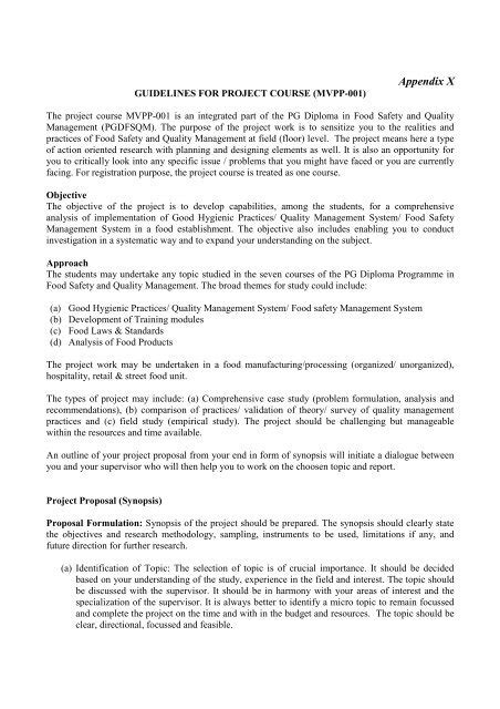 Image result for Appendix 1 IGNOU Project