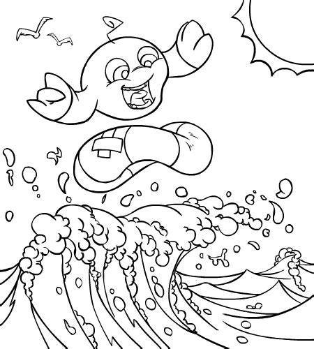 Neopets - Kiko Lake Colouring Pages
