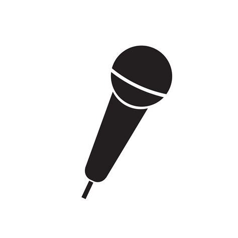 Microphone icon vector illustration 581700 Vector Art at Vecteezy