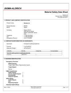 Ethyl Acetate Safety Data Sheet (SDS)