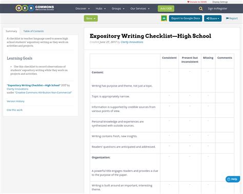 Image result for Expository Writing Checklist