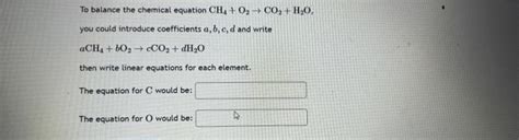 Image result for CH4 O2 Co H2O