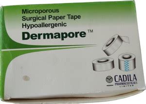 Dermapore MICROPOROUS SURGICAL PAPERTAPE 1.25inch × 9.14mtr First Aid ...