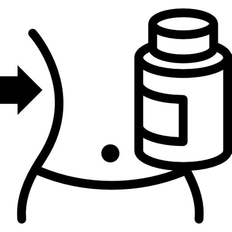 Medication to reduce waist - Free icons