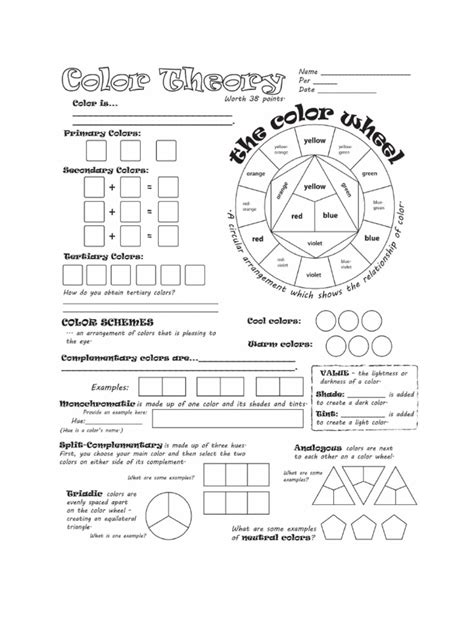 Probability About Color Wheel Worksheet 的图像结果