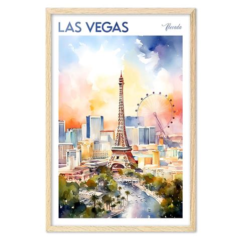 Eastern Print Las Vegas Poster, Nevada Poster, Las Vegas Wall Art ...