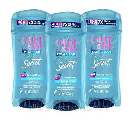 Гелевий дезодорант Secret Outlast Clear Gel Antiperspirant Shower Fresh ...