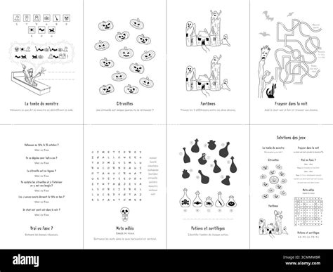 Halloween horror maze game Stock Vector Images - Alamy