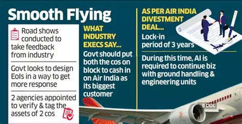 air india: Govt to put ground handling and engineering units of Air ...
