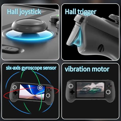 ANBERNIC RG556 8+128G 5.48-inch AMOLED Screen Retro Handheld Game ...
