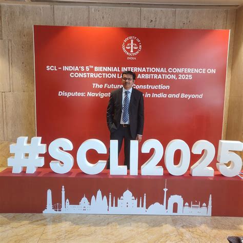 At the 5th SCL India's Biennial International Conference, 2025.