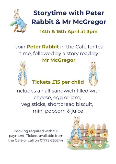 Story time with Peter Rabbit & Mr McGregor, Main Road, Deeping St ...