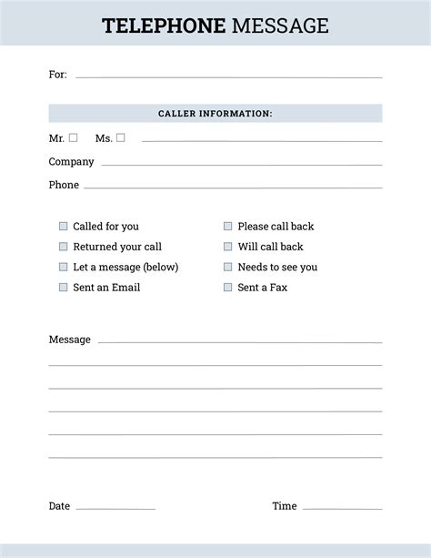 Image result for Phone Message Notes. Printable