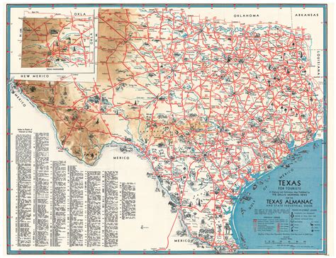 Texas Highway Map