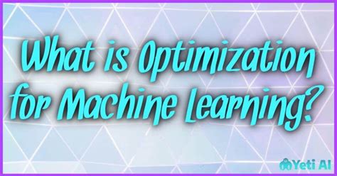 Image result for Machine Learning Optimization Techniques