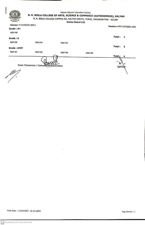 B.K. Birla College of Arts, Science & Commerce, Kalyan