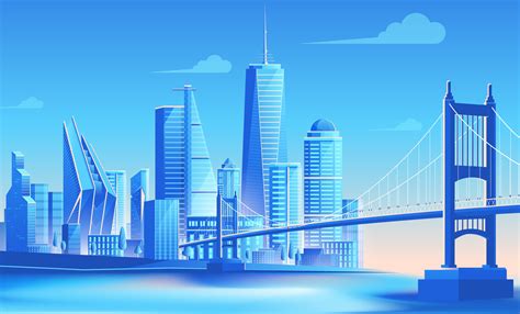 Top 47+ Free Flat Urban Landscape And Building Vector