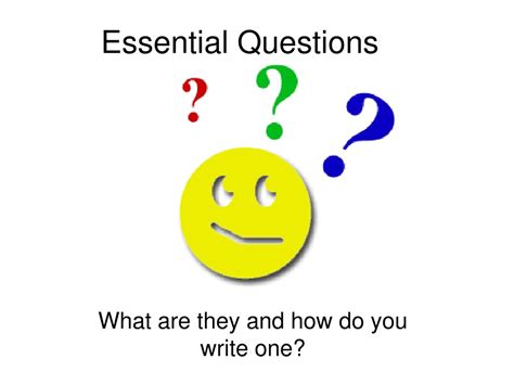 PPT - Essential Questions Jumpstart PowerPoint Presentation, free ...