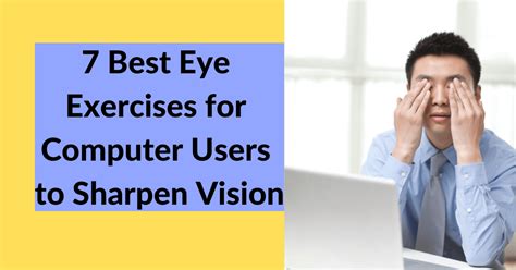 Image result for Eye Exercises for Using Computer