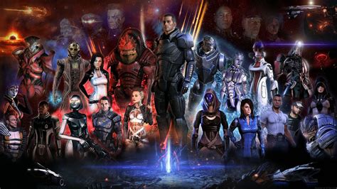 Mass Effect Characters HD desktop wallpaper : Widescreen : High ...