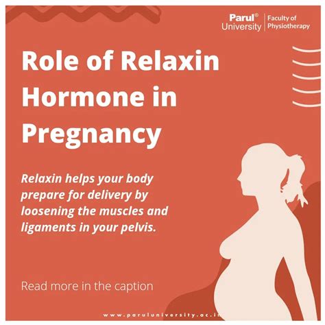 Faculty of Physiotherapy - PU | Relaxin is a hormone with a significant ...