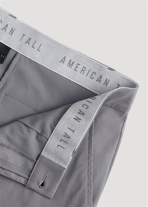 TAPERED FIT Traveler Chino Pants for Tall Men in Charcoal | Pants for ...