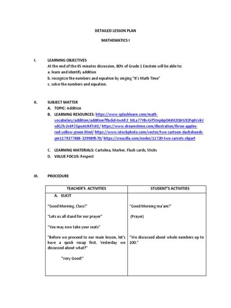 Image result for First Grade Math Lesson Plans