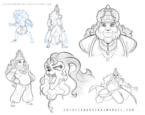 Narasimha Drawing