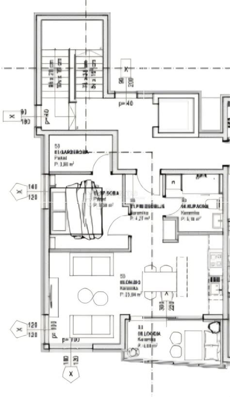 S3, prvi kat, jednosoban stan, Makarska, stan, površina 52,95m2