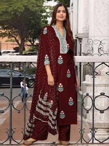 Anni Designer Women Kurta Pant Attached Dupatta Set - Buy Anni Designer ...