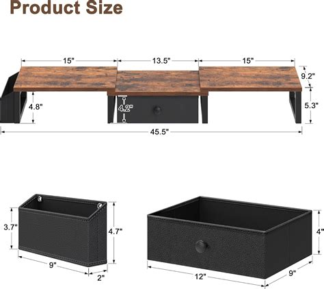 LAND·VOI Heavy Duty Dual Monitor Stand, Holds 2 India | Ubuy