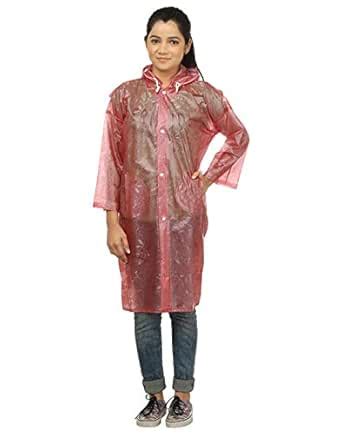 Finery Self Design Boy and Girl's Raincoat Red : Amazon.in: Clothing ...