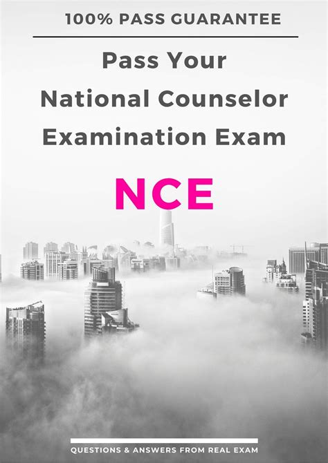 Pass Your NCE National Counselor Examination Exam: Questions & Answers ...