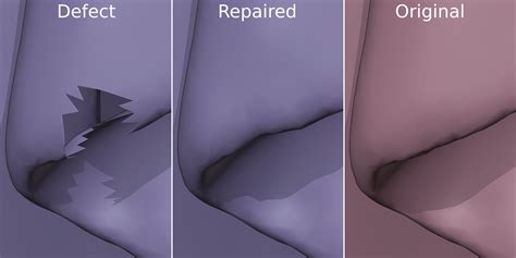 MeshLab Fill Hole 的图像结果