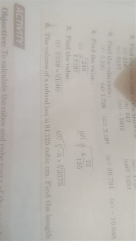 Find the cube roots of the following: (i) 216 (ii) 512 (iii) 172..