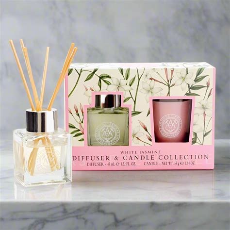 AAA White Jasmine Mini Diffuser and Candle Set | The Somerset Toiletry ...