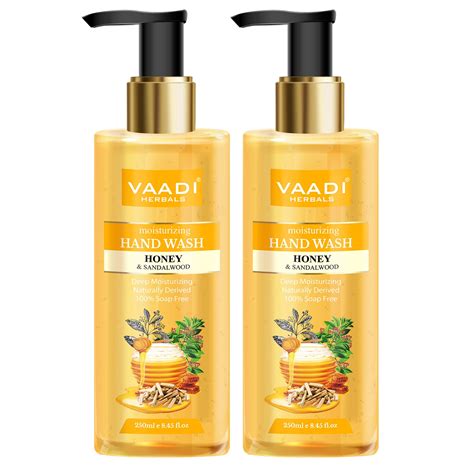 Vaadi Herbals Deep Moisturizing Honey and Sandal Hand Wash - 250 ml ...