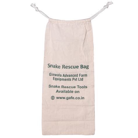 BIGCATCH Cotton Snake Rescue Bag, 30" X 14", For Small & Medium Snake ...