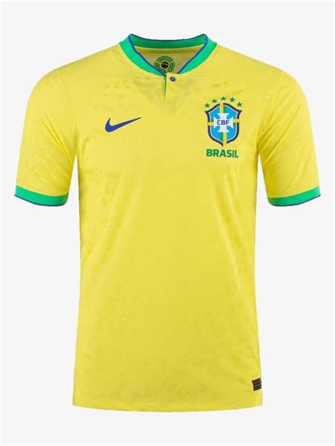 Brazil Home 2022 World Cup Jersey Player Edition.